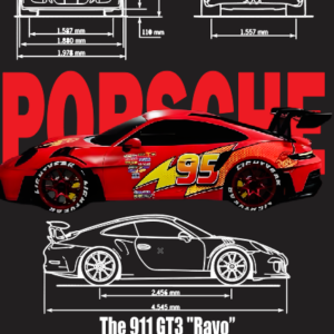 Plantilla Playera Estilo PORSHE(PDF)